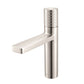 Ruvati RVF5133 Emilio Single-Handle Bathroom Faucet with Diamond Pattern Handle in Brushed Nickel finish.