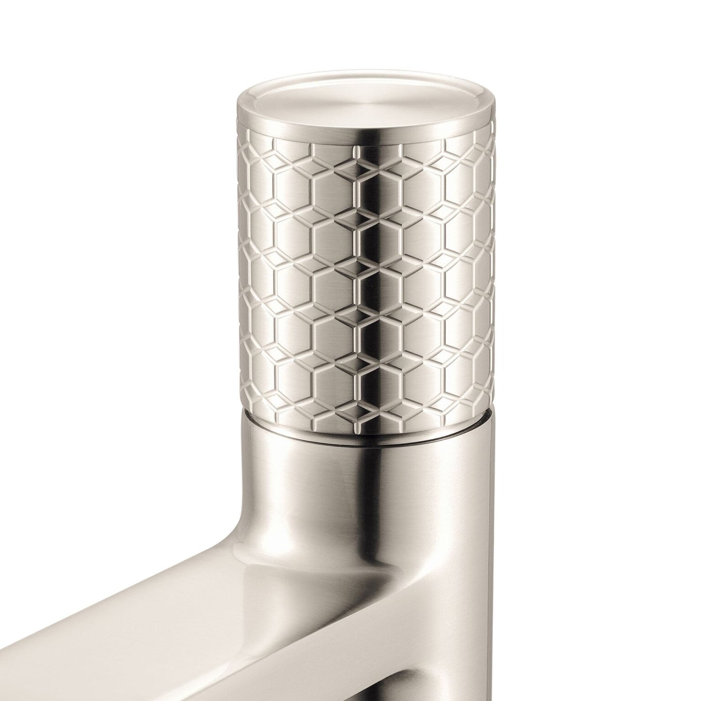Ruvati RVF5133 Emilio Single-Handle Bathroom Faucet with Diamond Pattern Handle
