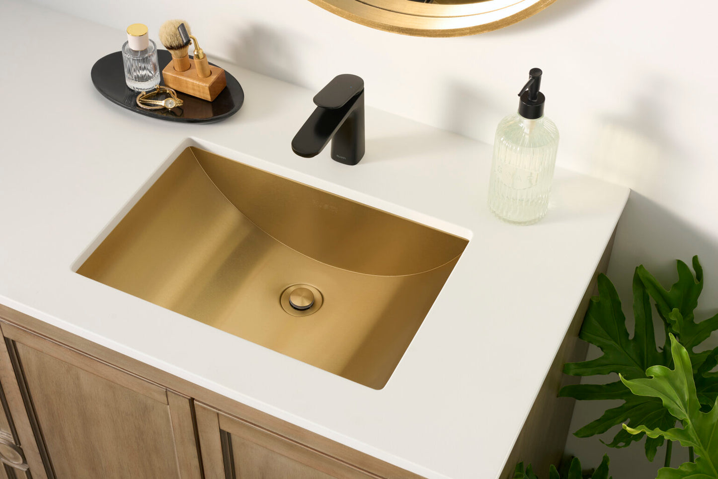 Ruvati RVF5135 Este Single-Handle Bathroom Faucet in Brushed Nickel or Matte Black
