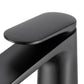 Ruvati RVF5136 Este Single-Handle Tall Vessel Bathroom Faucet handle with red and blue indicator dots.