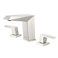 Ruvati RVF5231 Tropea Two-Handle Widespread Bathroom Faucet in Brushed Nickel