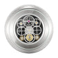 Ruvati Chrono Two-Handle Watch Face Widespread Bathroom Faucet - RVF5234 watch face handle design close-up