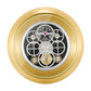 Ruvati Chrono Two-Handle Watch Face Widespread Bathroom Faucet - RVF5234 watch face design detail.