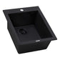 Ruvati epiGranite RVG1016 16" Topmount Single Bowl Wet Bar and Prep Sink