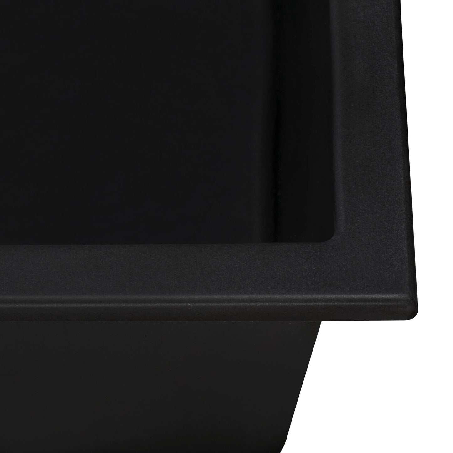 Ruvati epiGranite RVG1016 16" Topmount Single Bowl Wet Bar and Prep Sink