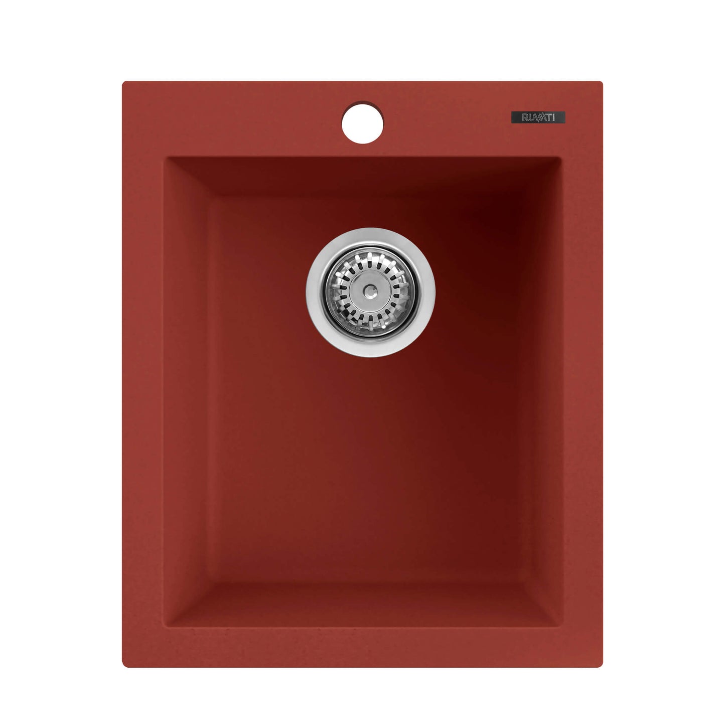 Ruvati epiGranite RVG1016 16" Topmount Single Bowl Wet Bar and Prep Sink