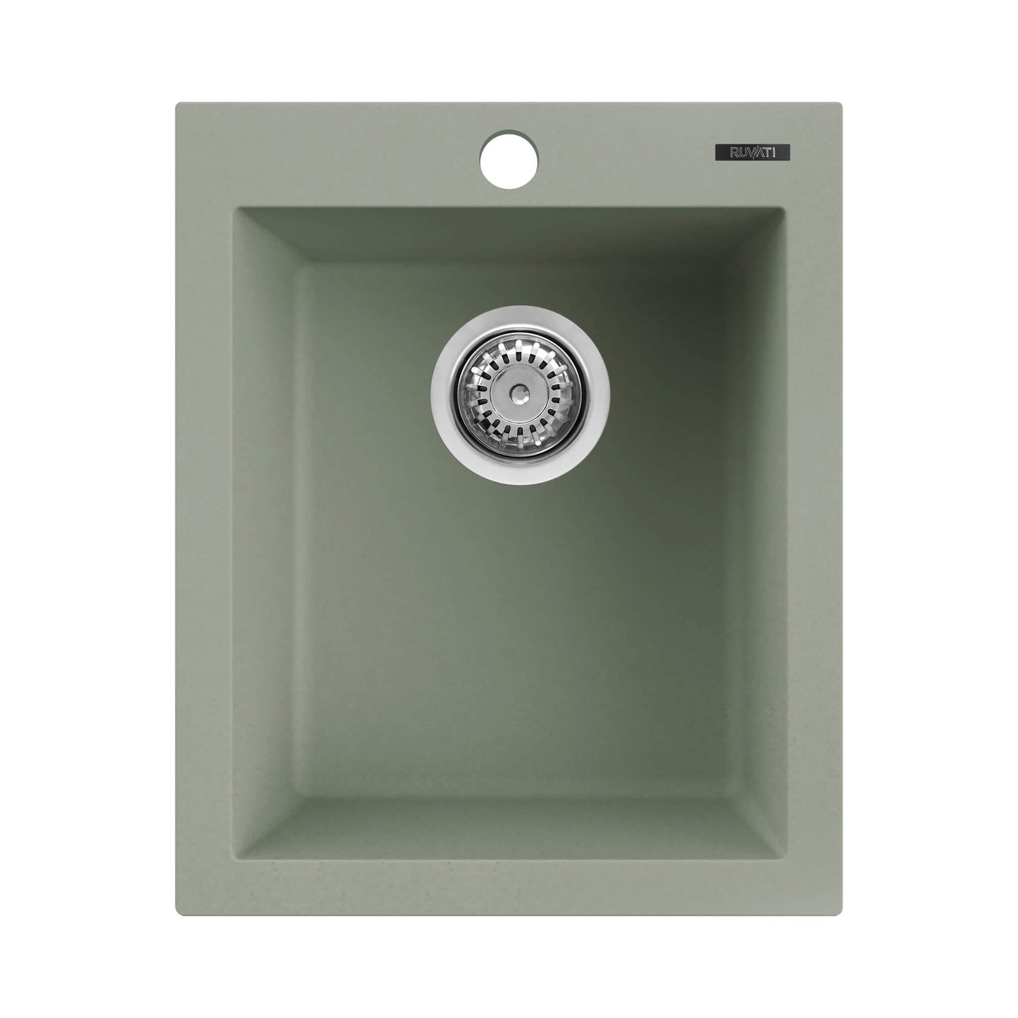 Ruvati epiGranite RVG1016 16" Topmount Single Bowl Wet Bar and Prep Sink