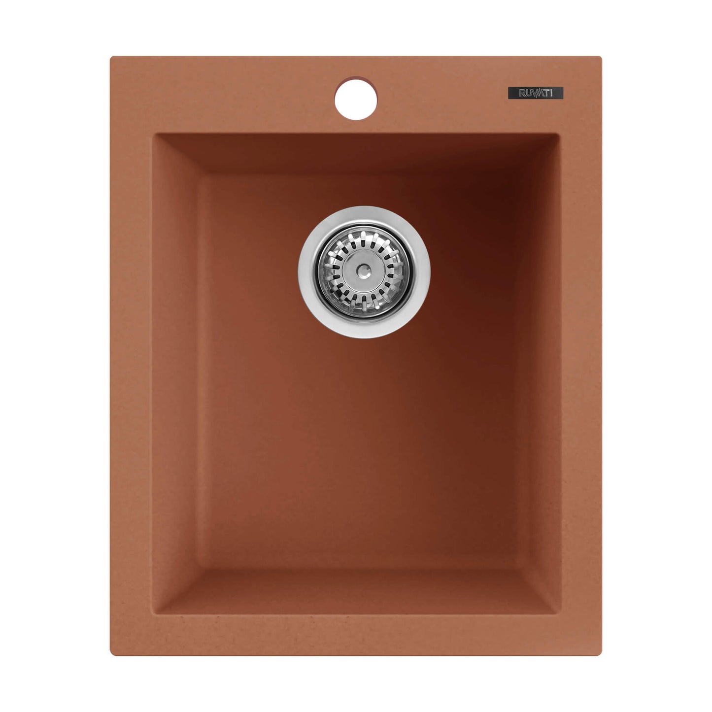 Ruvati epiGranite RVG1016 16" Topmount Single Bowl Wet Bar and Prep Sink