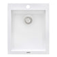 Ruvati epiGranite RVG1016 16" Topmount Single Bowl Wet Bar and Prep Sink