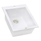 Ruvati epiGranite RVG1016 16" Topmount Single Bowl Wet Bar and Prep Sink