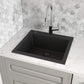 Ruvati epiGranite RVG1022 22" Topmount Single Bowl Wet Bar and Prep Sink