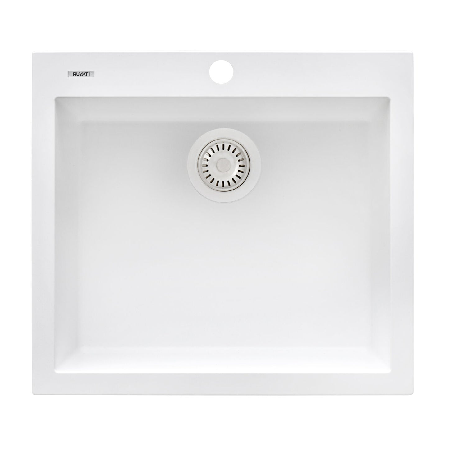 Ruvati epiGranite 22" Topmount Single Bowl Kitchen Sink RVG1022