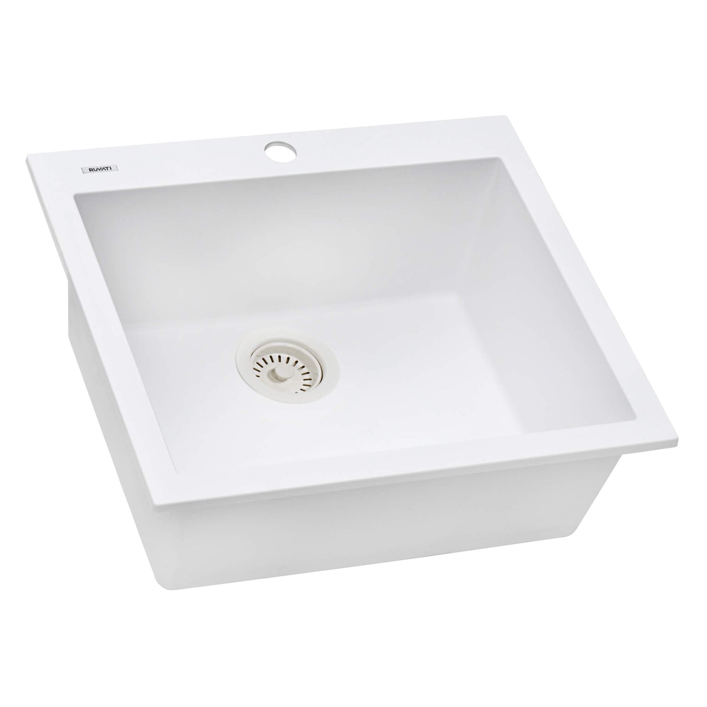 Ruvati epiGranite RVG1022 22" Topmount Single Bowl Wet Bar and Prep Sink