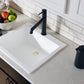 Ruvati epiGranite 22" Topmount Single Bowl Kitchen Sink RVG1022