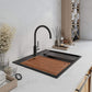 Ruvati epiCube RVG1634 34" Topmount Workstation Kitchen Sink with Dual Ledges