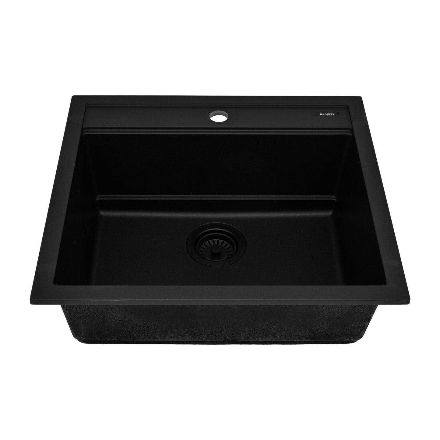 Ruvati epiCube RVG1622 23" Topmount Workstation Wet Bar and Prep Sink with Dual Ledges