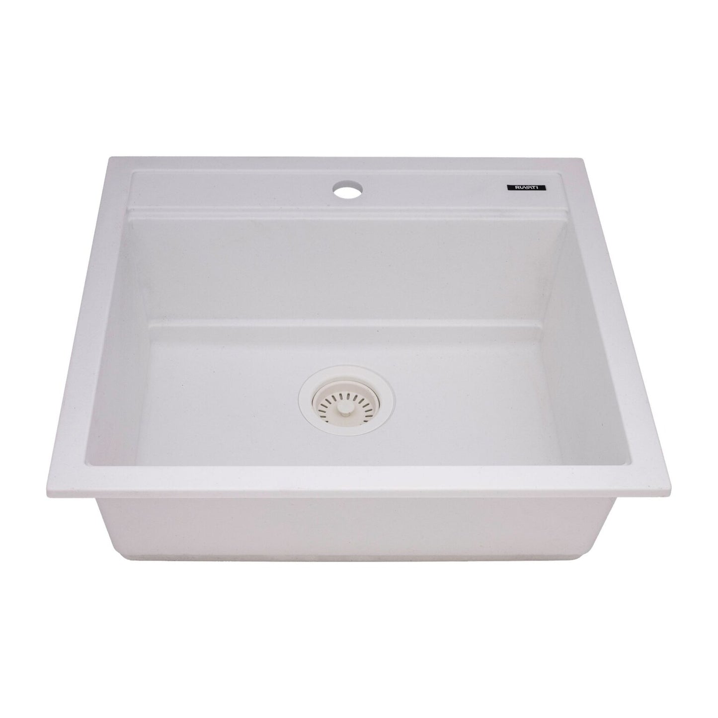 Ruvati epiCube RVG1622 23" Topmount Workstation Wet Bar and Prep Sink with Dual Ledges