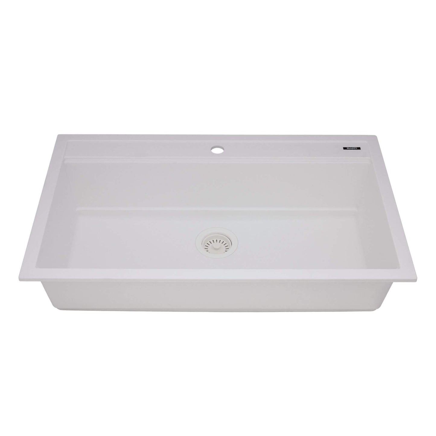 Ruvati epiCube RVG1634 34" Topmount Workstation Kitchen Sink with Dual Ledges
