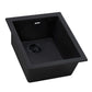 Ruvati epiGranite RVG2016 15" Undermount Single Bowl Wet Bar and Prep Sink