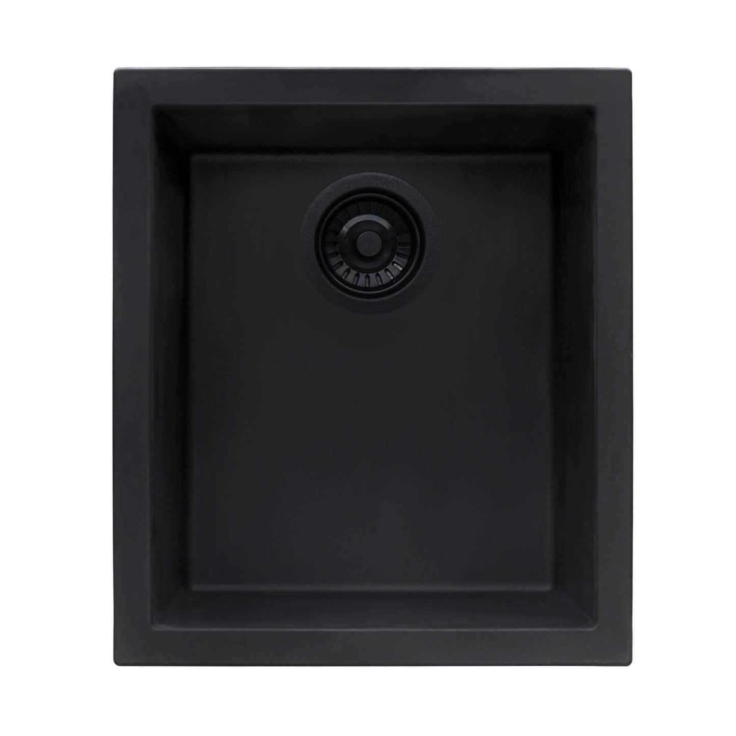 Ruvati epiGranite RVG2016 15" Undermount Single Bowl Wet Bar and Prep Sink