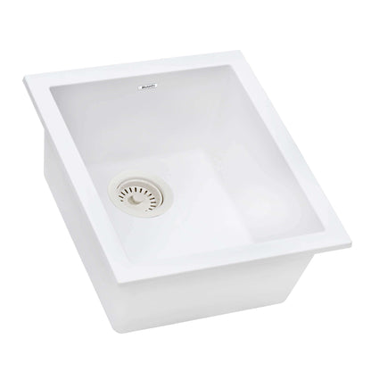 Ruvati epiGranite RVG2016 15" Undermount Single Bowl Wet Bar and Prep Sink