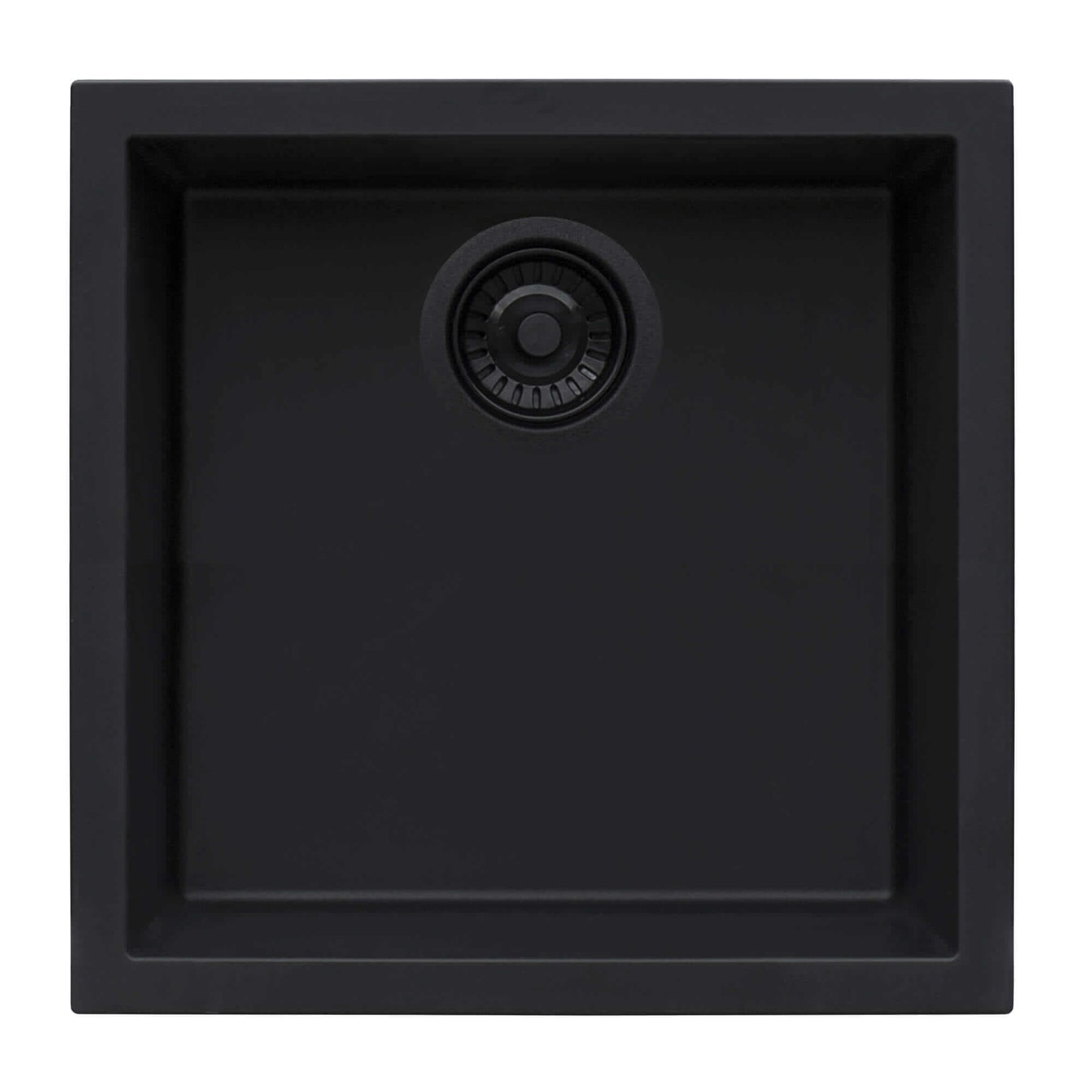 Ruvati RVG2018 17" Square Granite Composite Undermount Bar Prep Sink