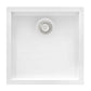 Ruvati RVG2018 17" Square Granite Composite Undermount Bar Prep Sink