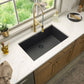 Ruvati RVG2027 27" Granite Composite Undermount Single Bowl Sink