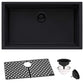 Ruvati RVG2030 30" Granite Composite Undermount Single Bowl Kitchen Sink