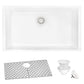Ruvati RVG2030 30" Granite Composite Undermount Single Bowl Kitchen Sink