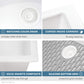 Ruvati RVG2030 30" Granite Composite Undermount Single Bowl Kitchen Sink