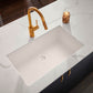 Ruvati RVG2030 30" Granite Composite Undermount Single Bowl Kitchen Sink