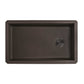 Ruvati 32-inch epiGranite undermount kitchen sink in Espresso Brown with single bowl design and offset drain.