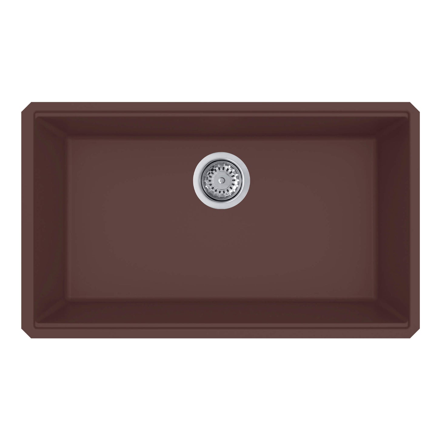 Ruvati RVG2080 32" Granite Composite Undermount Single Bowl Kitchen Sink