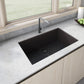 Ruvati RVG2080 32" Granite Composite Undermount Single Bowl Kitchen Sink