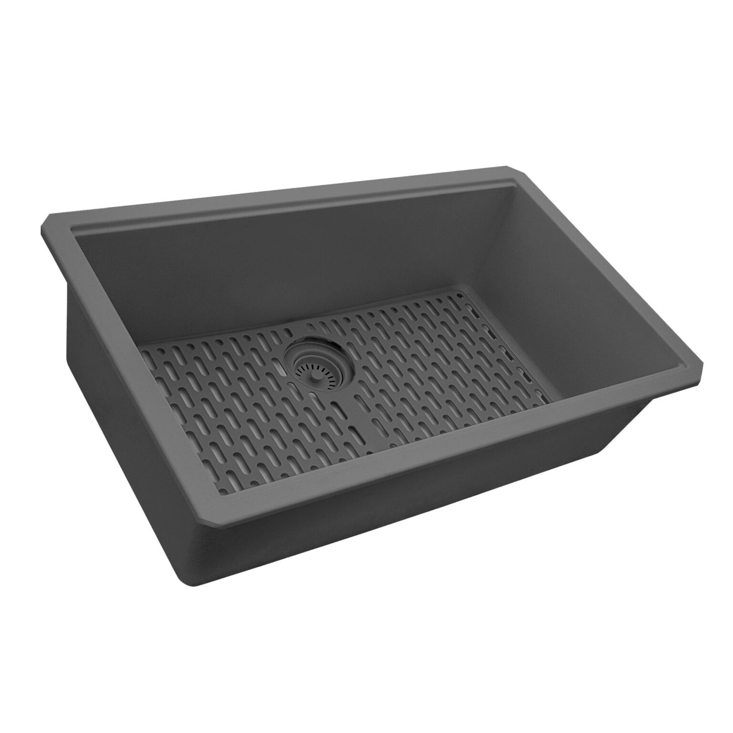 Ruvati RVG2080 32" Granite Composite Undermount Single Bowl Kitchen Sink