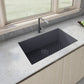 Ruvati RVG2080 32" Granite Composite Undermount Single Bowl Kitchen Sink
