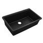 Ruvati RVG2303 32" Granite Composite Undermount Workstation Kitchen Sink