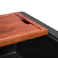 Ruvati RVG2303 32" Granite Composite Undermount Workstation Kitchen Sink