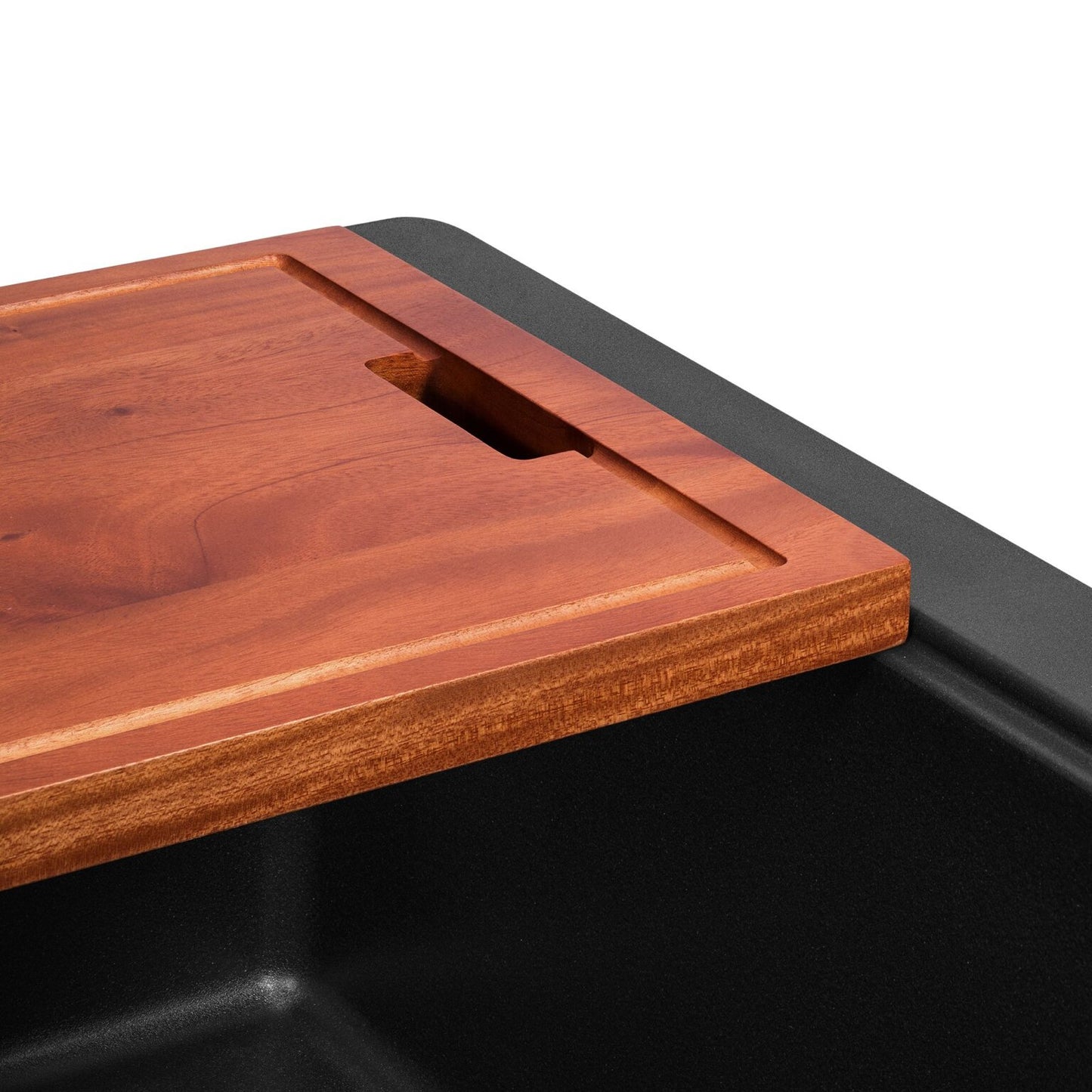 Ruvati RVG2303 32" Granite Composite Undermount Workstation Kitchen Sink