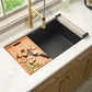 Ruvati RVG2303 32" Granite Composite Undermount Workstation Kitchen Sink
