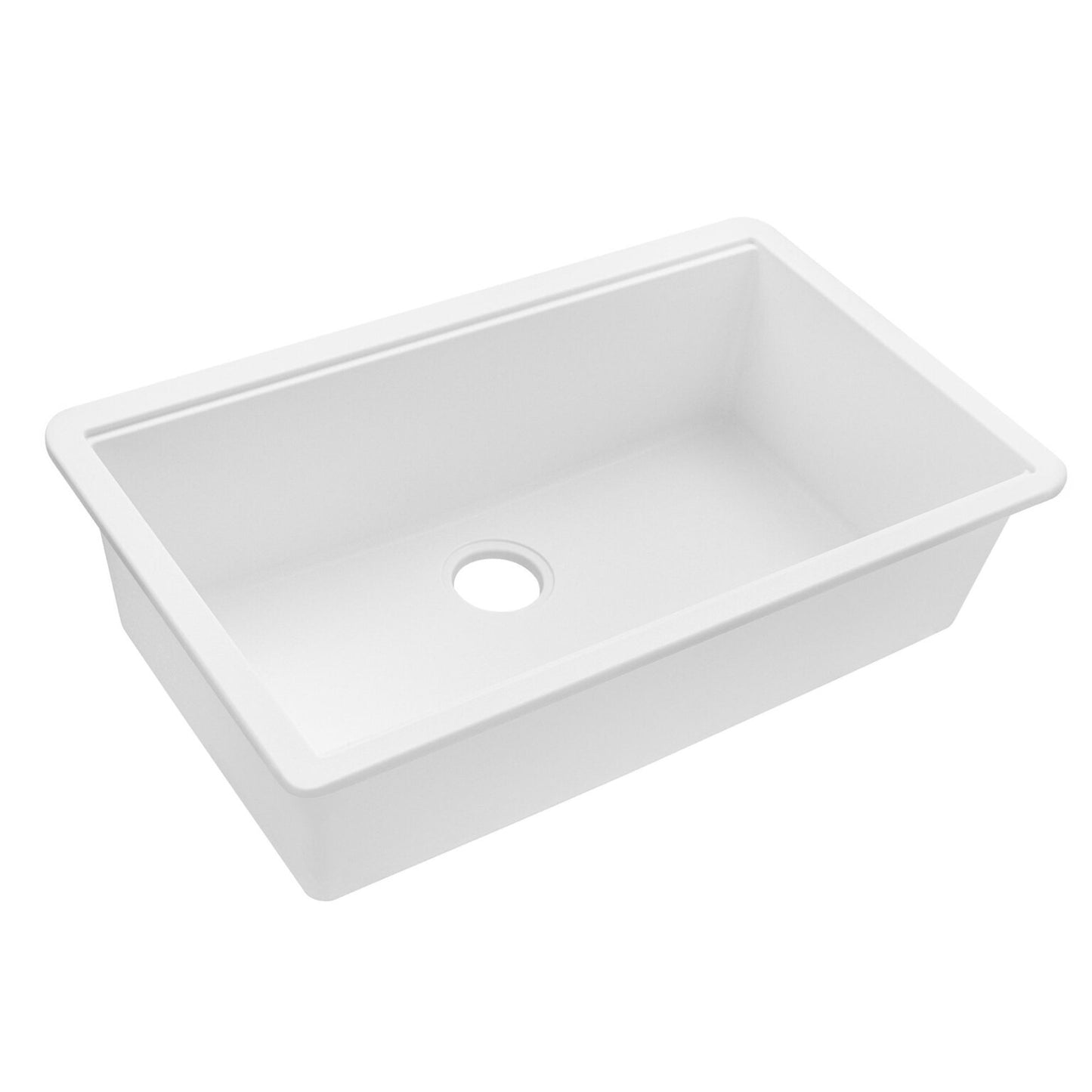 Ruvati RVG2303 32" Granite Composite Undermount Workstation Kitchen Sink