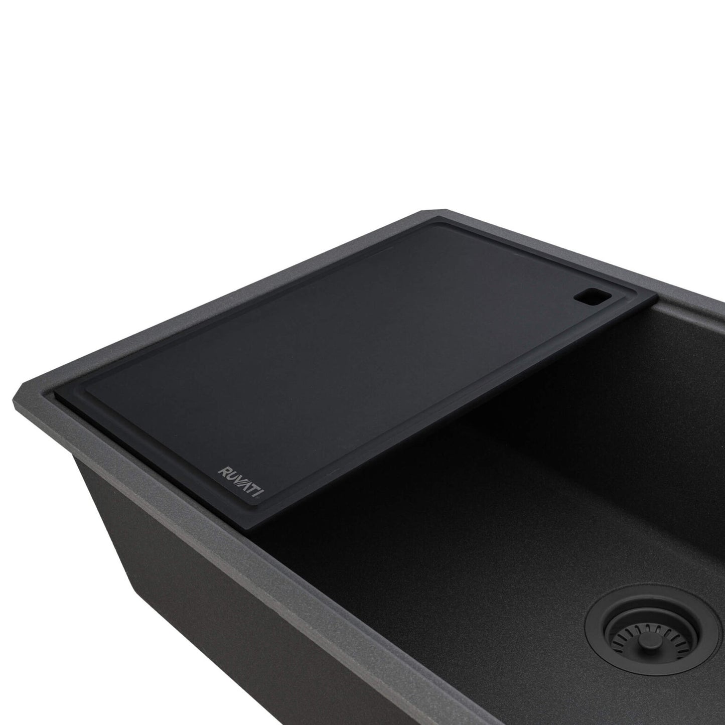 Ruvati RVG2306 32" Granite Composite Undermount Workstation Kitchen Sink