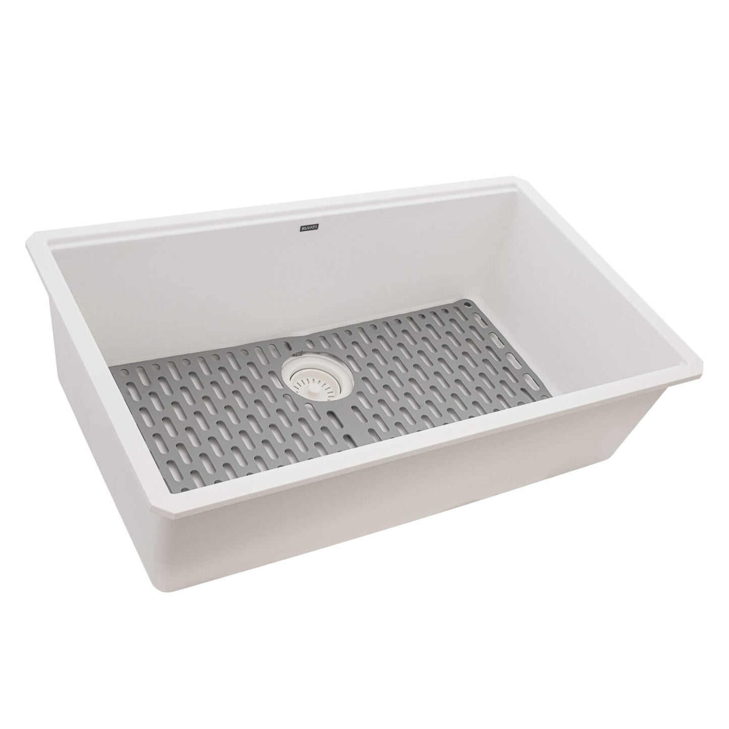 Ruvati RVG2306 32" Granite Composite Undermount Workstation Kitchen Sink
