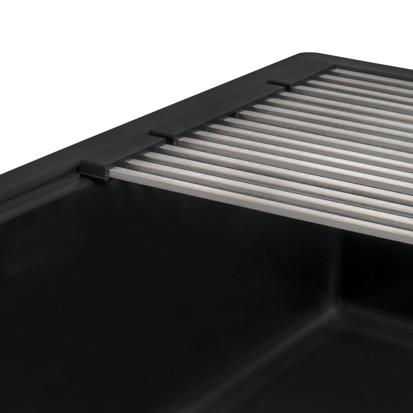 Ruvati RVG2343 32" Granite Composite Undermount Workstation Sink