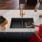 Ruvati RVG2343 32" Granite Composite Undermount Workstation Sink