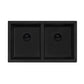 Ruvati RVG2388 32" Granite Composite Undermount Double Bowl Sink