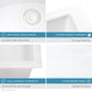 Ruvati RVG2388 32" Granite Composite Undermount Double Bowl Sink