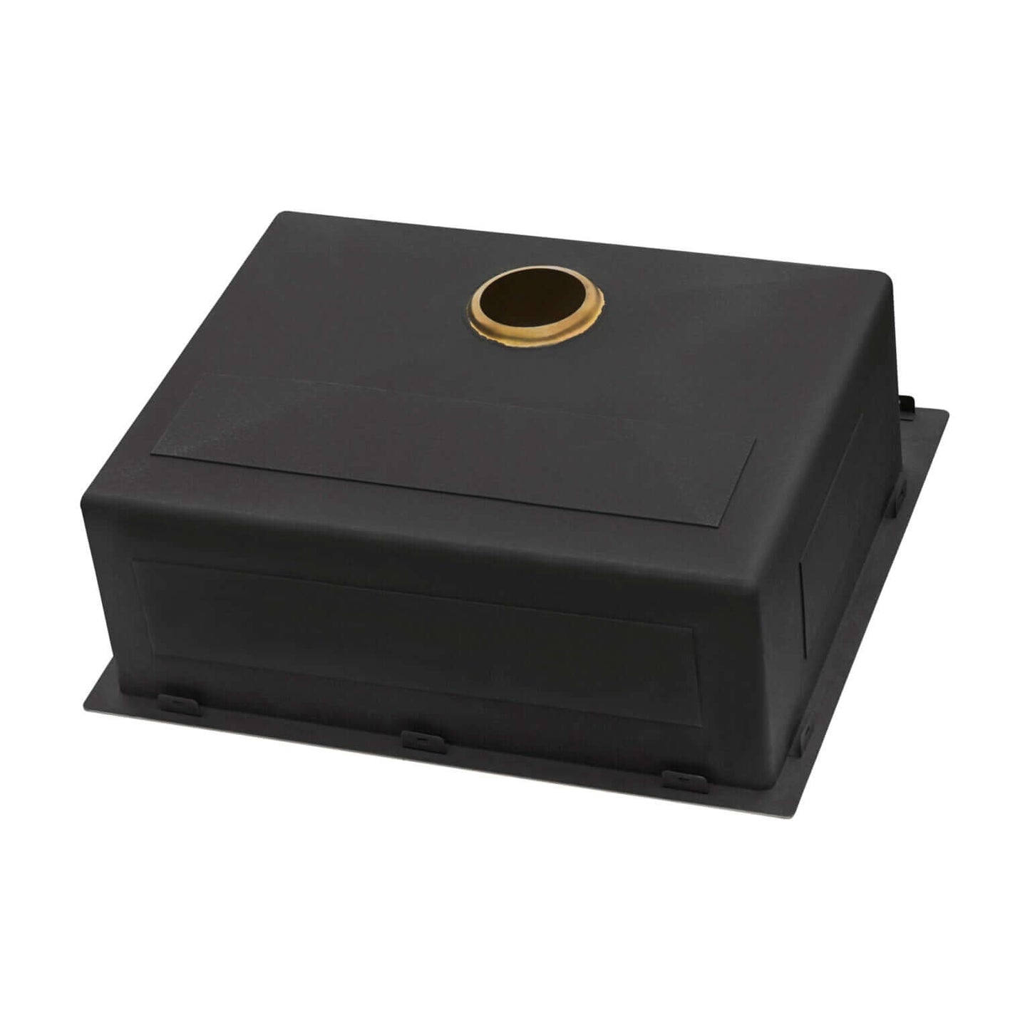 Ruvati 25" Terraza Nano-PVD Topmount Kitchen Sink Single Bowl - RVH5007 drainage assembly