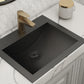Ruvati 21" x 17" Ariaso Nano-PVD Arc Bowl Bathroom Sink Topmount - RVH5110